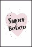 Plakat super babcia