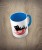 Kubek cat in a cup - kot w filiżance niebieski