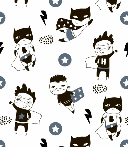 Tapeta cute boy hero 50x50 cm