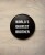 Button śr. 58 mm - world's okayest brother - czarny