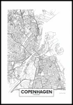 Plakat plan Kopenhagi