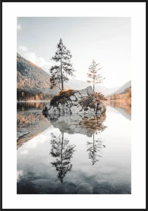 Plakat jezioro Hintersee