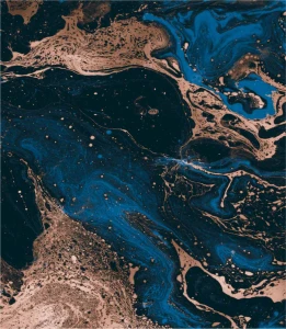 Próbka fototapety blue and bronze paints