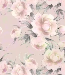 Próbka tapety delikatne peonie