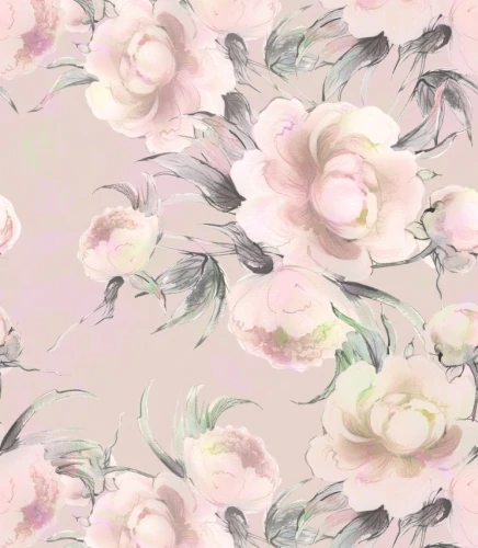 Próbka tapety delikatne peonie