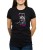 Czarny T-shirt dla niej z astronautą muzykiem