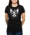Czarny T-shirt dla niej z kotem