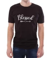 Czarna koszulka męska blessed