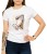 Biały T-shirt damski dla fanki pizzy