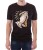 Czarny T-shirt dla niego dla smakosza pizzy
