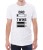 Biały T-shirt bateria taty - bliźniaki