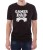 Czarny T-shirt dla taty, który uwielbia grać