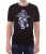Czarny T-shirt dla mężczyzny ze wzorem goryla