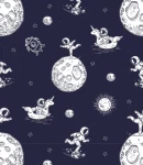 Próbka tapety astronauta na księżycu