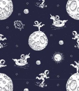 Próbka tapety astronauta na księżycu