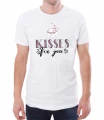 Biały T-shirt męski z miłosnym listem