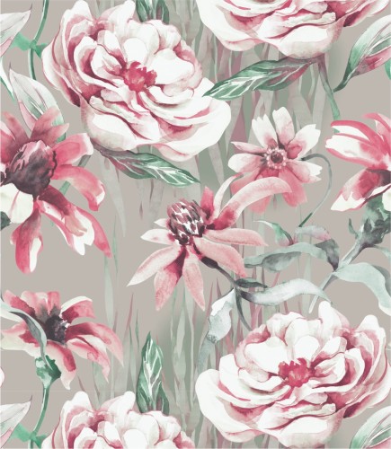 Tapeta summer flowers moduł 50x50 cm
