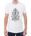 Biały T-shirt męski dla marynarza