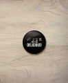 Button śr. 38 mm - I ate some pie - czarny