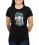 Czarny T-shirt damski przedstawiający Thora