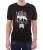 Czarny męski T-shirt przedstawiający wilka