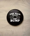 Button bump - śr. 58 mm, czarny