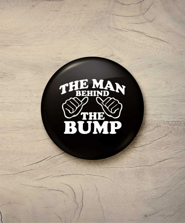 Button bump - śr. 58 mm, czarny