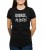Czarny T-shirt damski dobrze, że jesteś