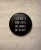 Button I want to - śr. 58 mm, czarny