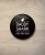 Button daddy shark - śr. 58 mm, czarny