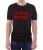 Czarny T-shirt męski z hasłem zagrzewającym do walki polskich piłkarzy.