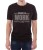Czarny T-shirt męski z tekstem dream big work hard.