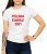 Damski biały T-shirt dla kibicki.
