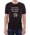 Czarny T-shirt męski z napisem mecz otwarcia, mecz o wszystko, mecz o honor.