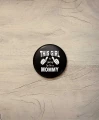Button to be a mommy - śr. 38 mm, czarny
