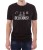 Czarna męska koszulka T-shirt ze wzorem matematycznym