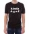 Czarny T-shirt dla niego z napisem akronimem don't give a f*ck