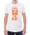 Biały męski T-shirt z napisem moja mama jest najlepsza