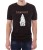 Czarny T-shirt dla niego na Halloween ze wzorem nietoperza