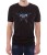Czarny T-shirt męski z ustami wampira