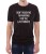 Czarny męski T-shirt prokrastynacja