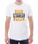 Biały T-shirt dla taty, który potrzebuje napić się piwa.