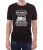 Czarny męski T-shirt dla wielbiciela motocykli