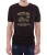 Czarny męski T-shirt z motorem wojskowym armii USA