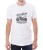 Biały T-shirt męski z napisem speedway racing