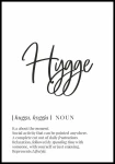 Plakat hygge definicja