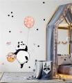 Naklejka panda i balonik - wizualizacja