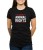 Czarny T-shirt dla kobiet walczących o prawa zwierząt