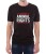 Czarny T-shirt dla mężczyzny popierającego prawa zwierząt