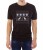 Czarny T-shirt męski ze świątecznym wzorem